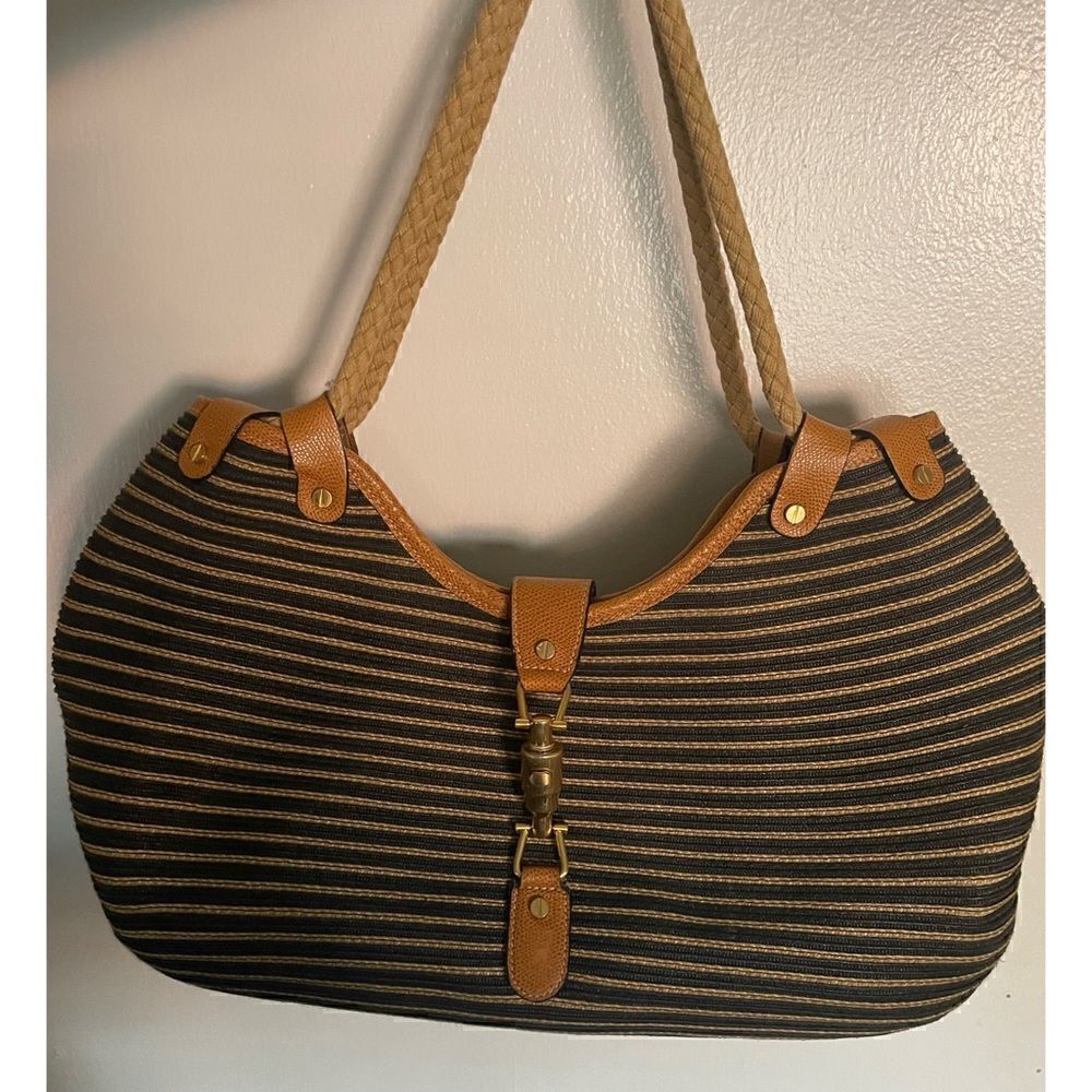 Vintage Rare-Eric Javits Large Squishee Tote